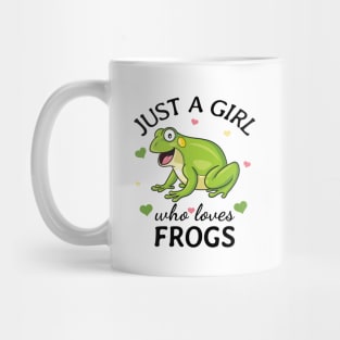 Just a Girl Who Loves frogs Gift Mug